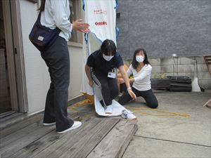 じょぶ避難訓練